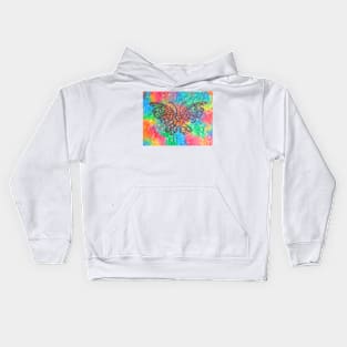 Nur ala Nur – Rainbow Butterfly effect Kids Hoodie